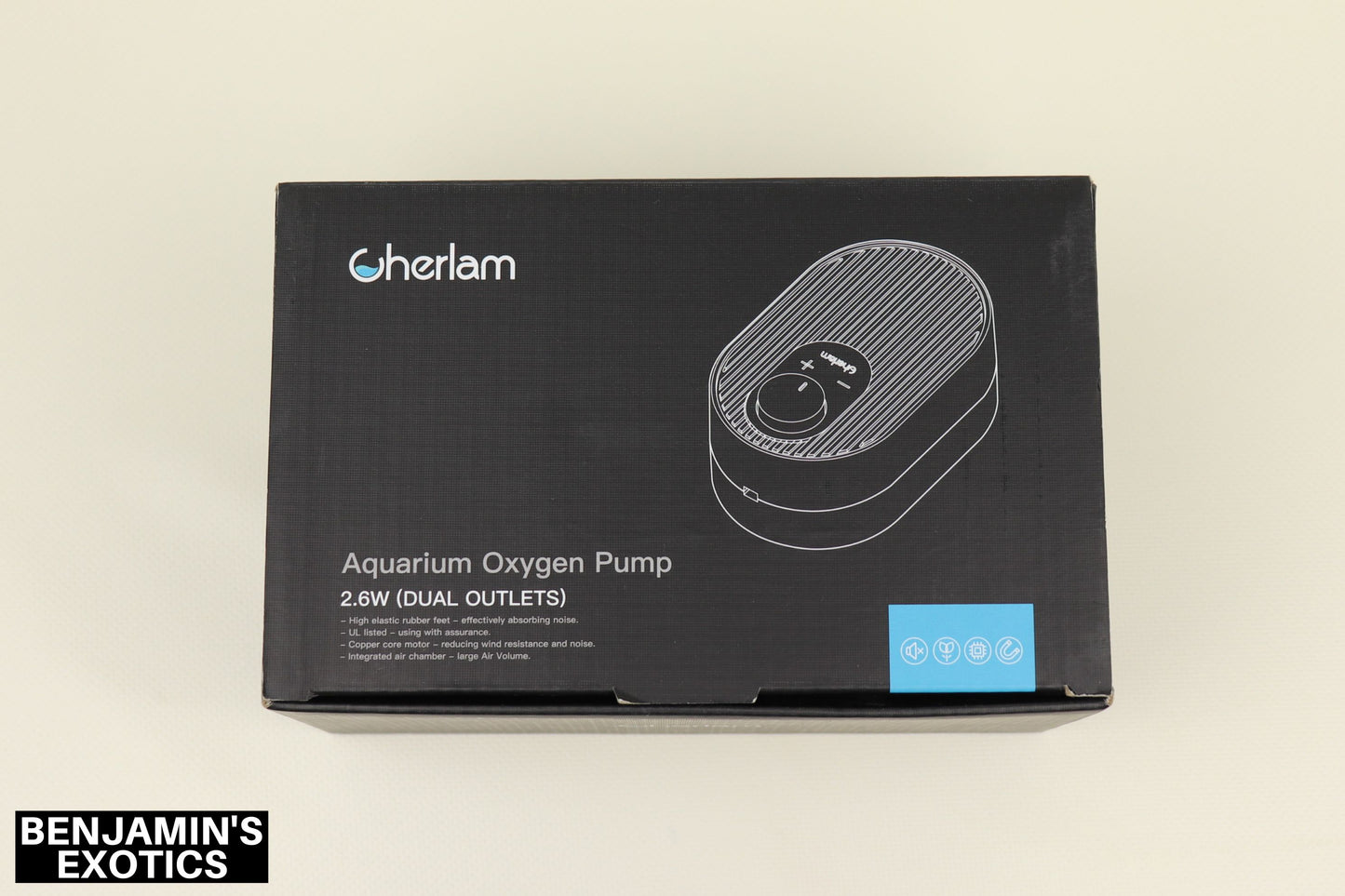 Cherlam Aquarium Air Pump (1 Pack)